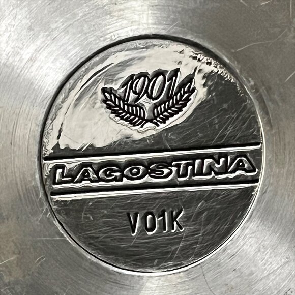 Vintage Lagostina 1901 V01K 3 Piece Pasta Pot Set 10qt Pentola Stainless Steel - Picture 7 of 7